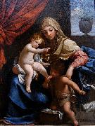 Guido Reni Madonna with Child and St. John the Baptist painting